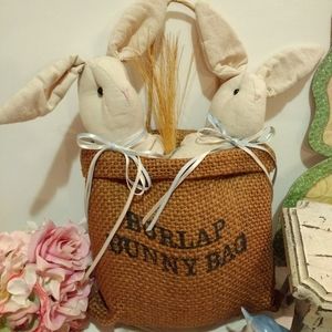 Burlap Bunny Bag!